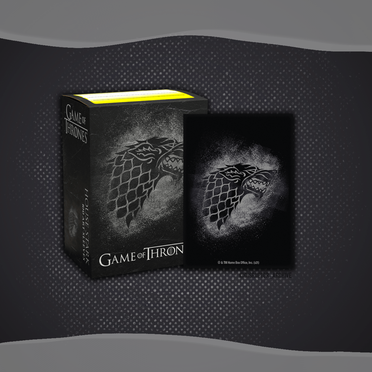 Dragon Shield: Game of Thrones Matte Art Sleeves - House Stark