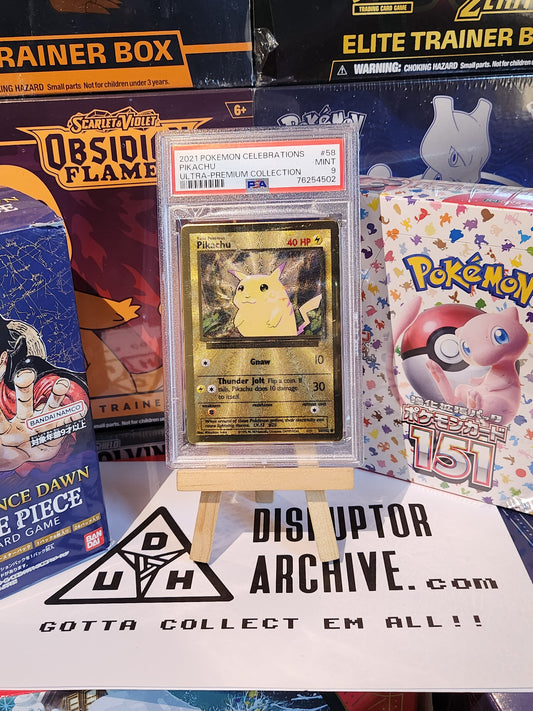 PSA 2021 Pokémon 9 Pikachu Premium Collection Celebrations #58