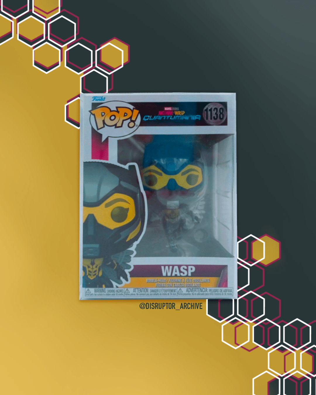 Antman & The Wasp Quantumania The Wasp #1138 Funko w CHASE