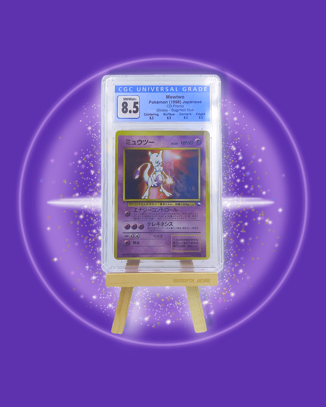 CGC Pokémon 1998 8.5 NM/Mint Mewtwo