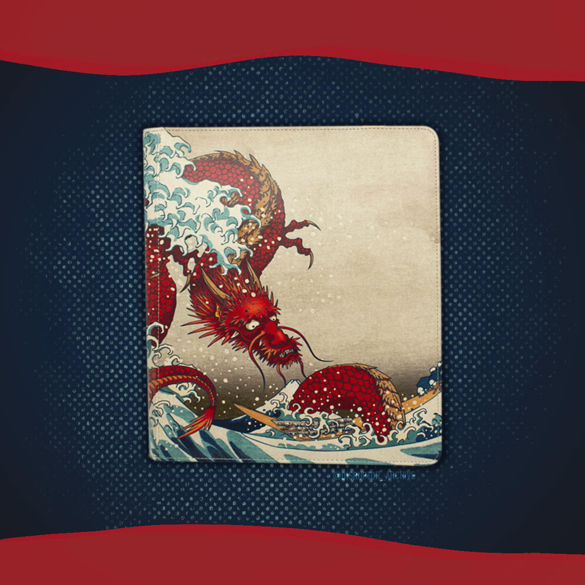 Dragon Shield Card Codex 360 Folio Great Wave of Kanagawa