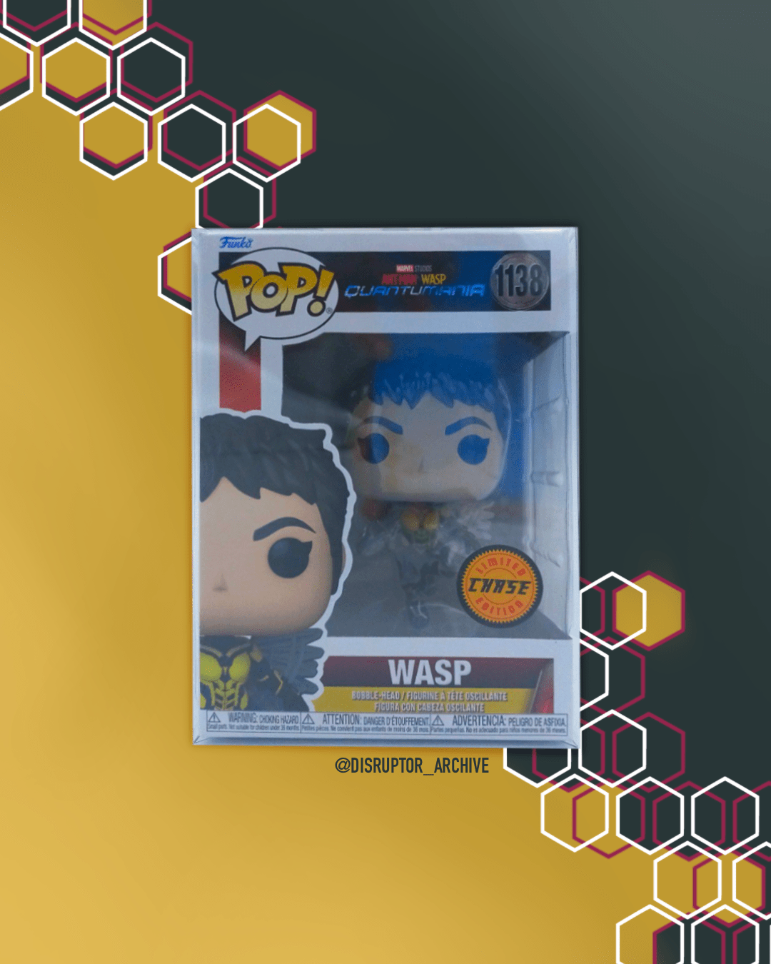 Antman & The Wasp Quantumania The Wasp #1138 Funko w CHASE