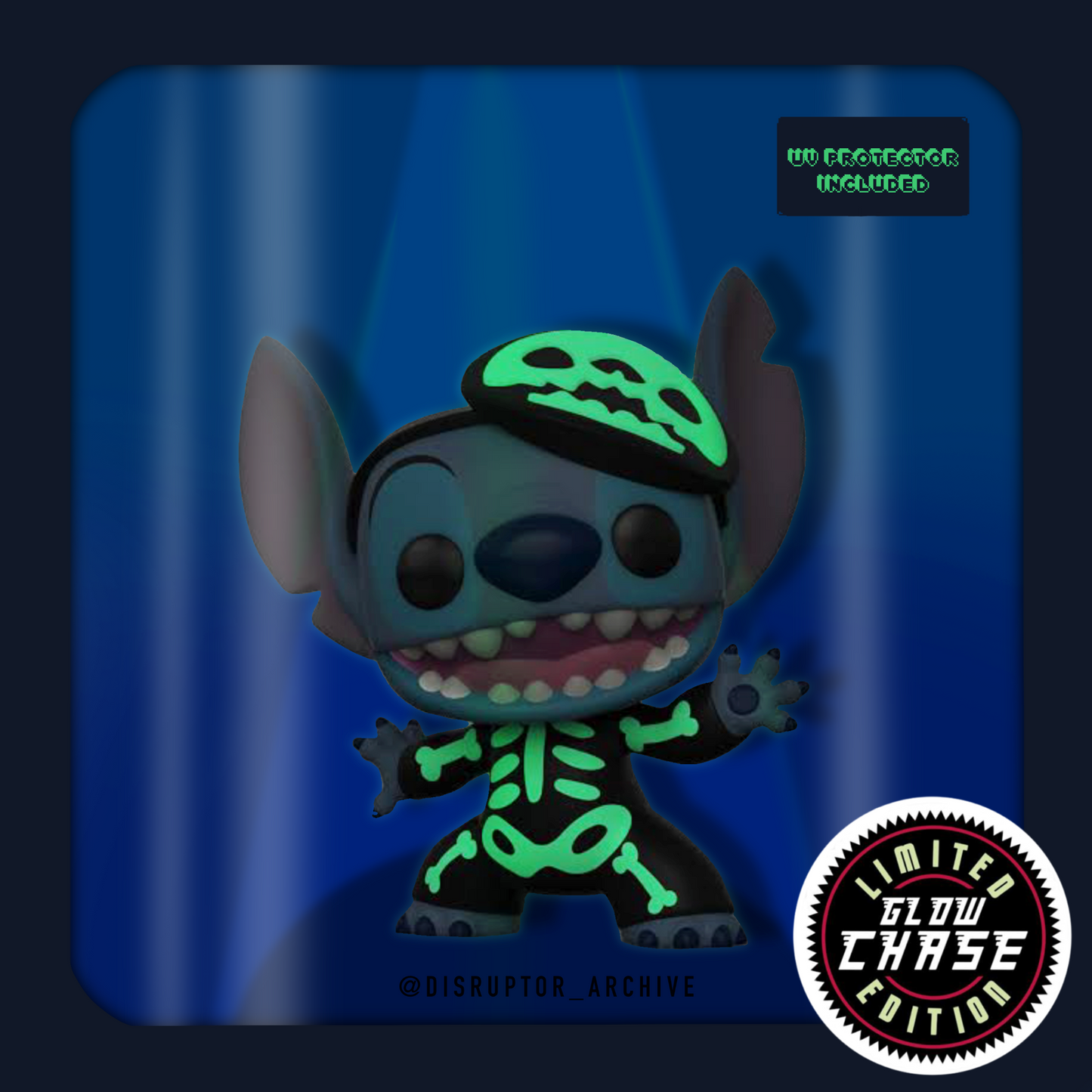 Disney Lilo & Stitch - Skeleton Stitch #1234 Funko with Chase