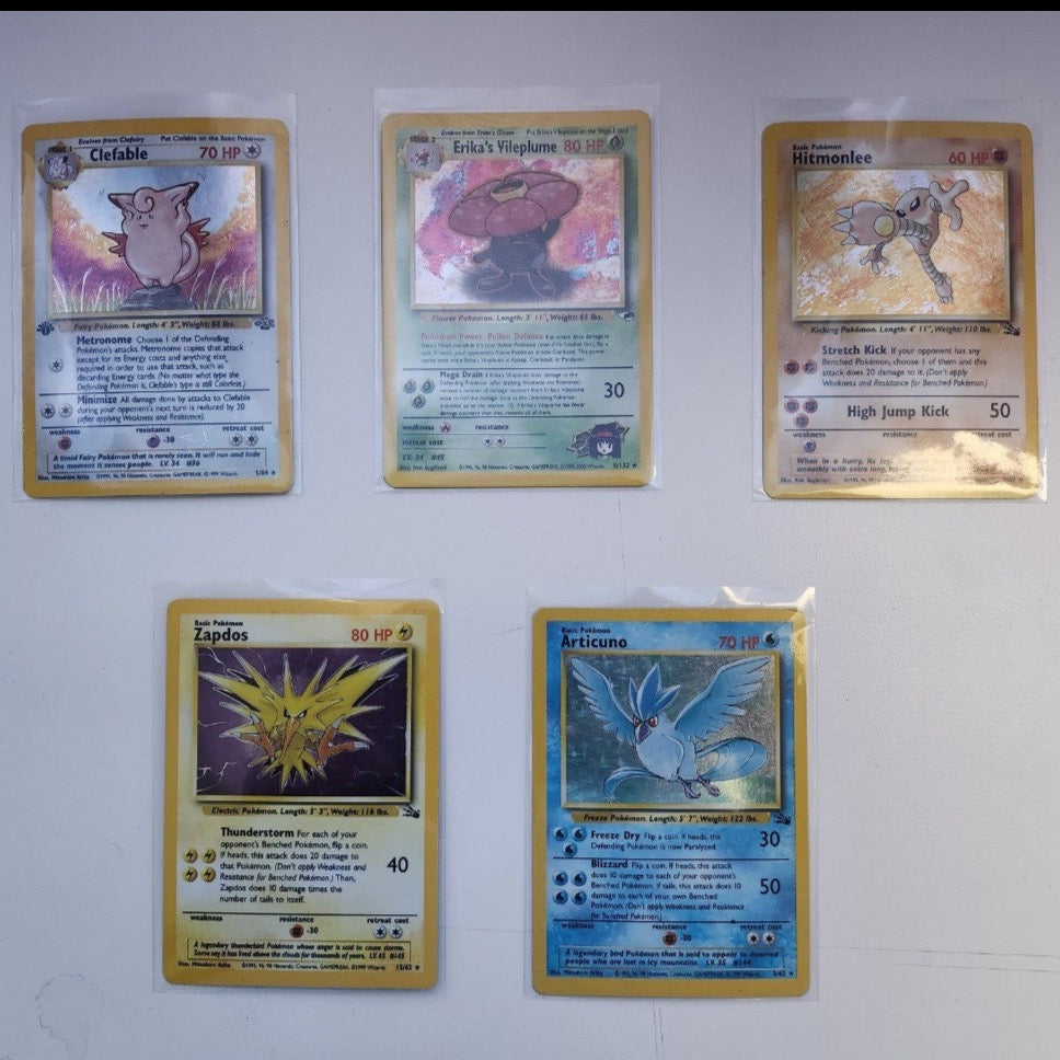 Vintage Raw Pokémon Card Bundle