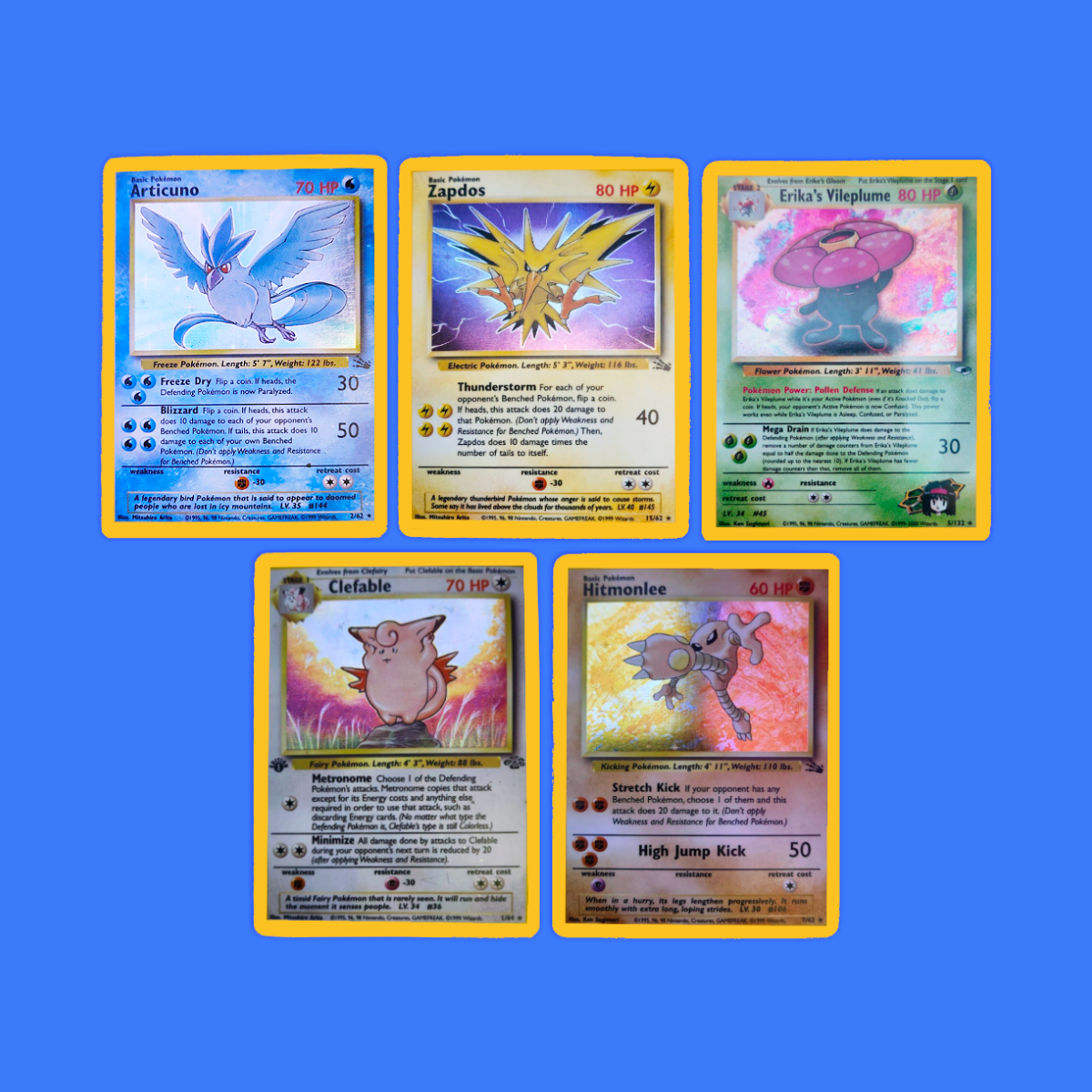 Vintage Raw Pokémon Card Bundle