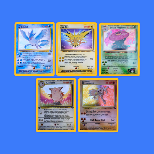 Vintage Raw Pokémon Card Bundle