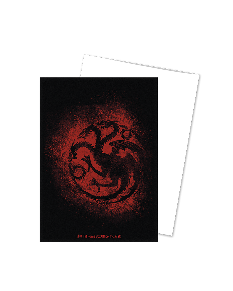 Dragon Shield: Game of Thrones Matte Art Sleeves - House Targaryen