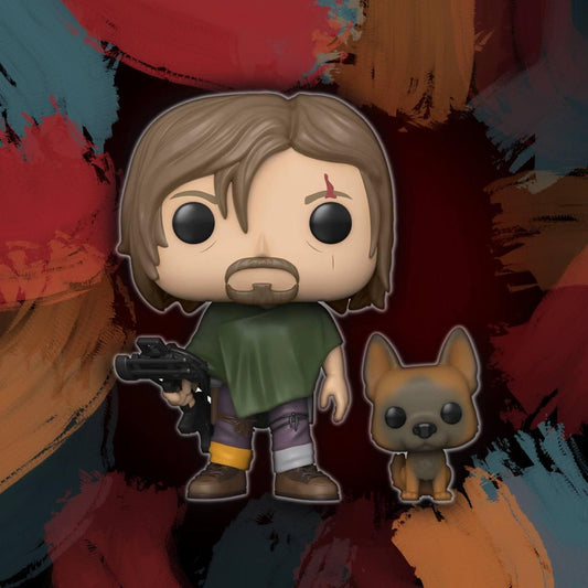 Walking Dead Daryl Dixon with Dog #1182 Funko