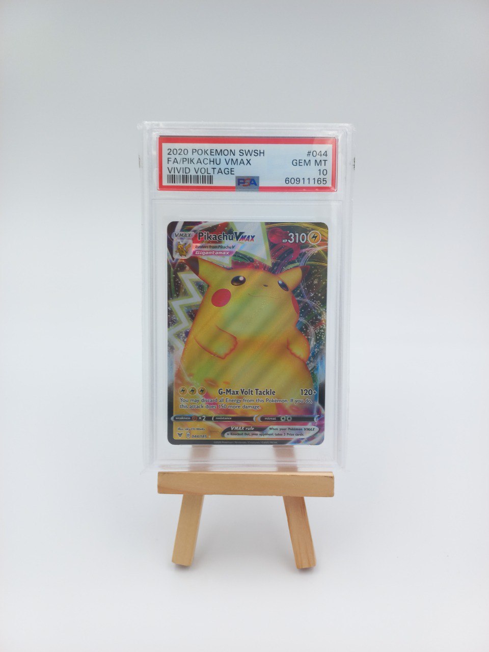 PSA Pokémon 2020 10 GEM Mint FA Pikachu VMAX