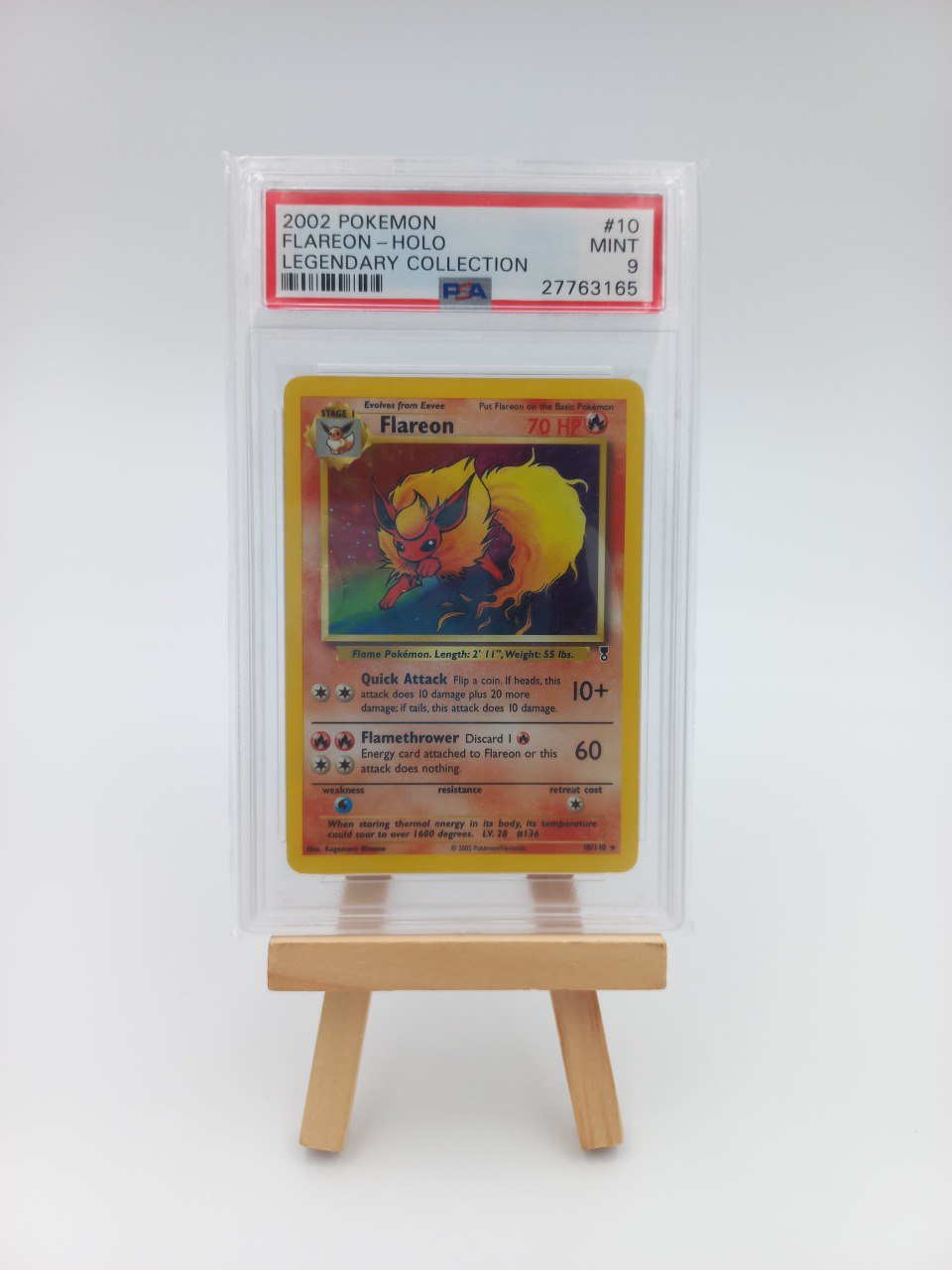 PSA Pokémon 2002 Mint Holo Flareon